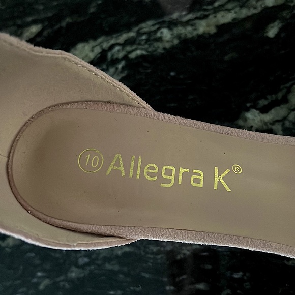 NWOB Allegra K Chunky Heel Ankle Strap Sandals - Picture 14 of 16